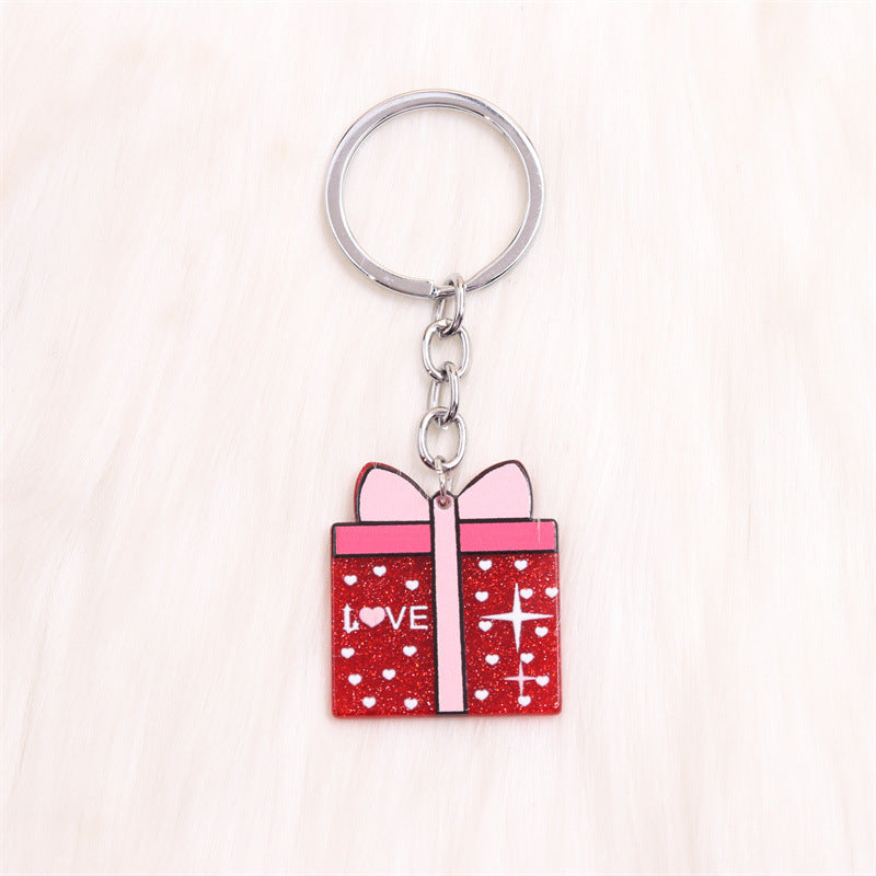 Wholesale Valentine's Day Candy Little Green Dragon Acrylic Keychain